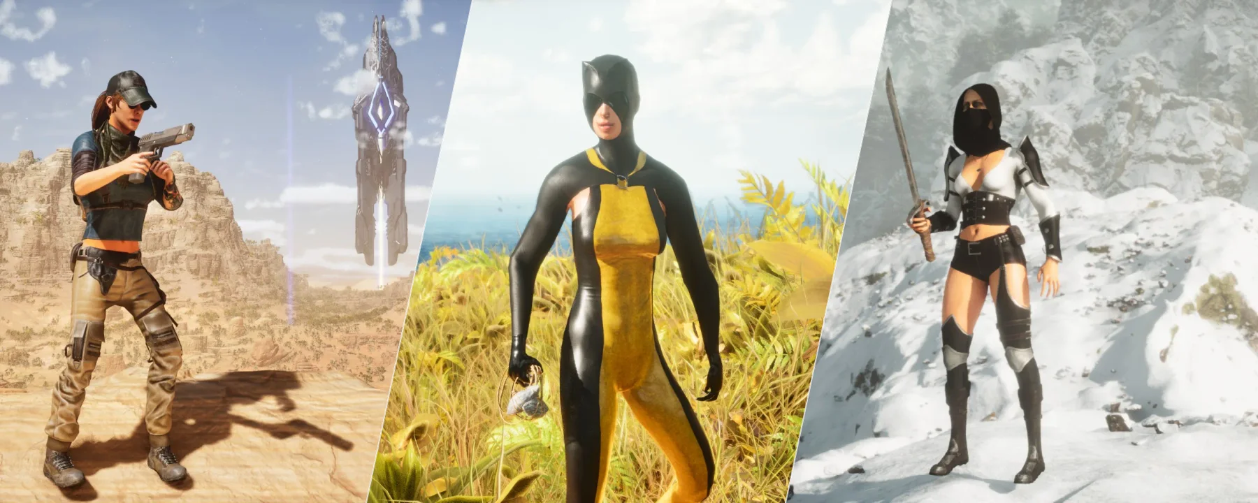 Deimos Cosmetics: Female Heroes — Deimos Cosmetics: Female Heroes screenshots 1–3