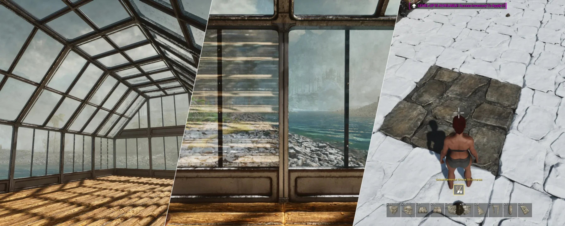 Skin Cosmetics Snow Removal Structures / GreenHouse Glass Fix — Skin Cosmetics Snow Removal Structures / GreenHouse Glass Fix screenshots 1–3