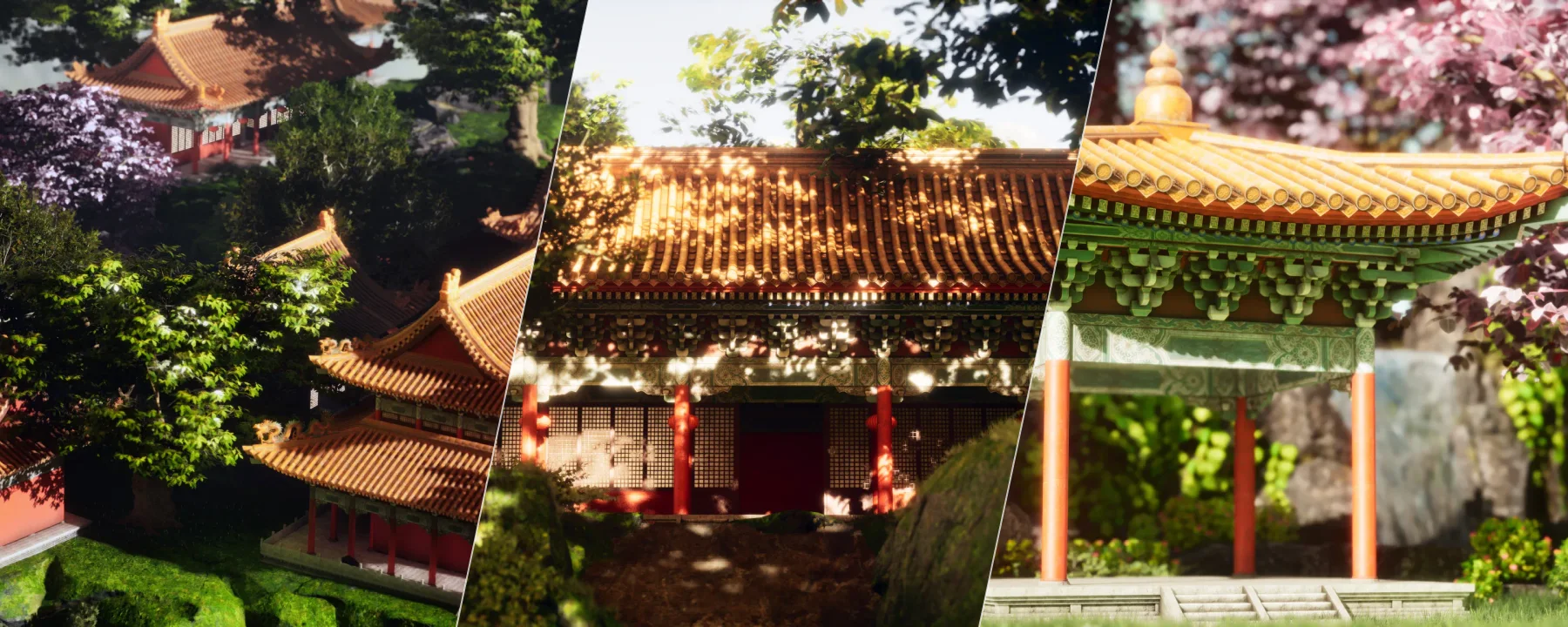 Prefabs: Chinese Temples | Gaia Studios — Prefabs: Chinese Temples | Gaia Studios screenshots 1–3