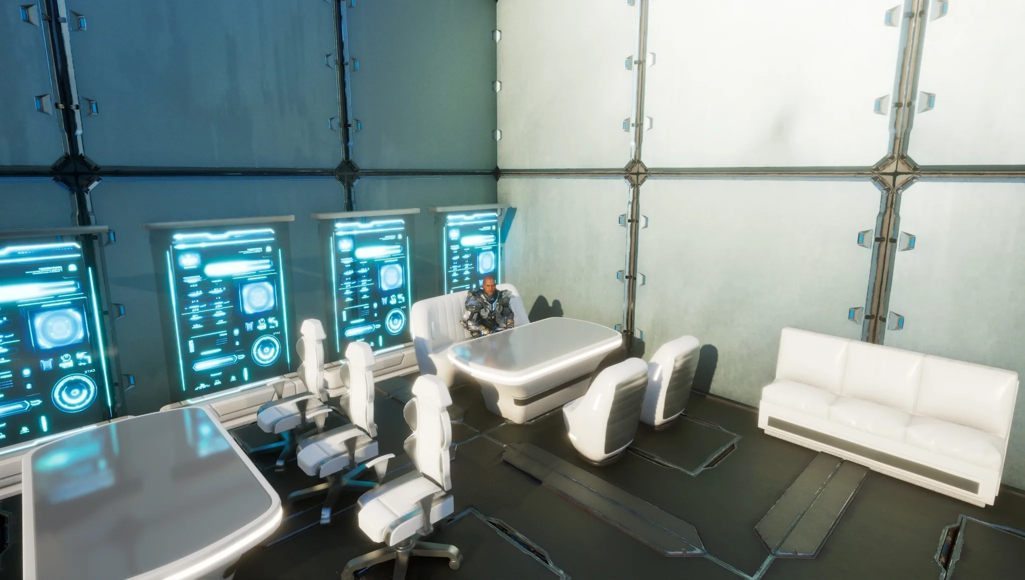 Sci-Fi Furniture — Sci-Fi White Aesthetic
