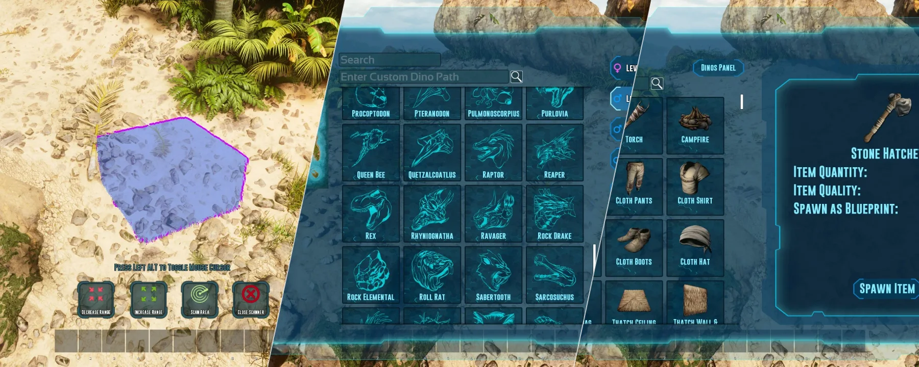 Resonant's Admin Panel Mod — Resonant's Admin Panel Mod screenshots 1–3