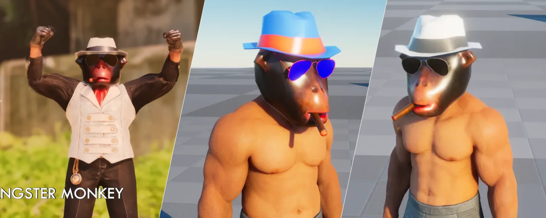 Grumy Gangster Monkey by MinyYamori — Grumy Gangster Monkey by MinyYamori screenshots 1–3