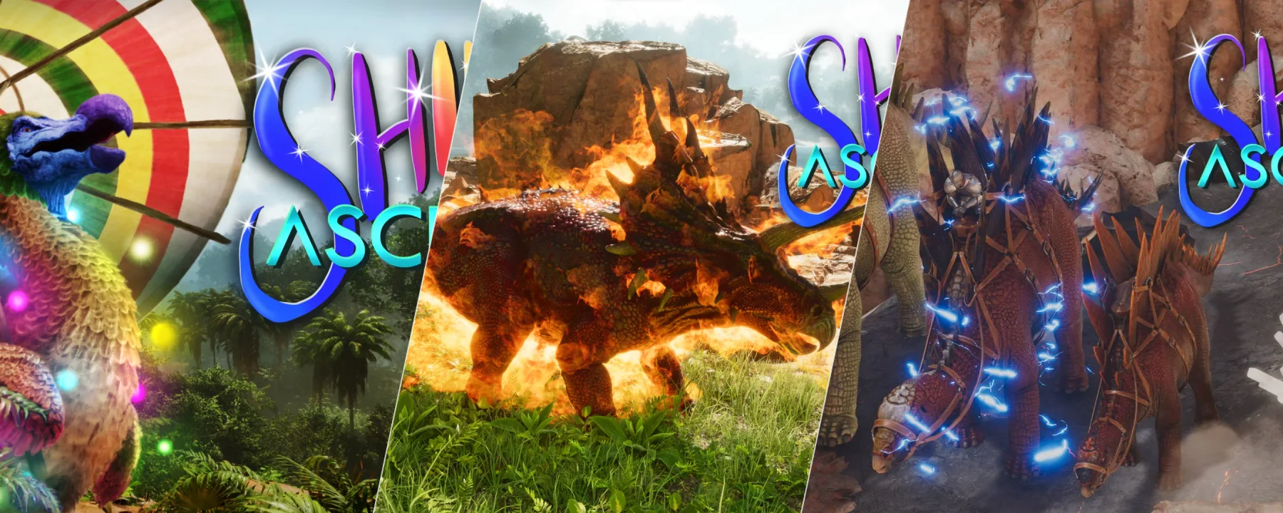 Shiny! Dinos Ascended — Shiny! Dinos Ascended screenshots 1–3