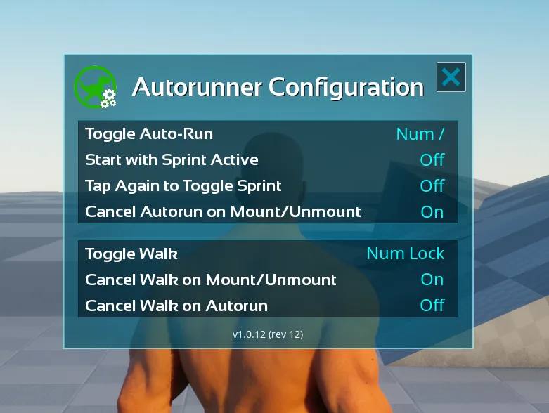Autorunner — Autorunner Settings