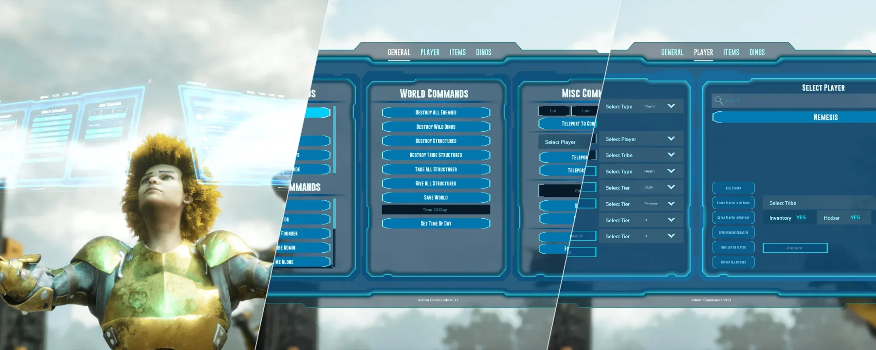 Admin Commands | Gaia Studios — Admin Commands | Gaia Studios screenshots 1–3