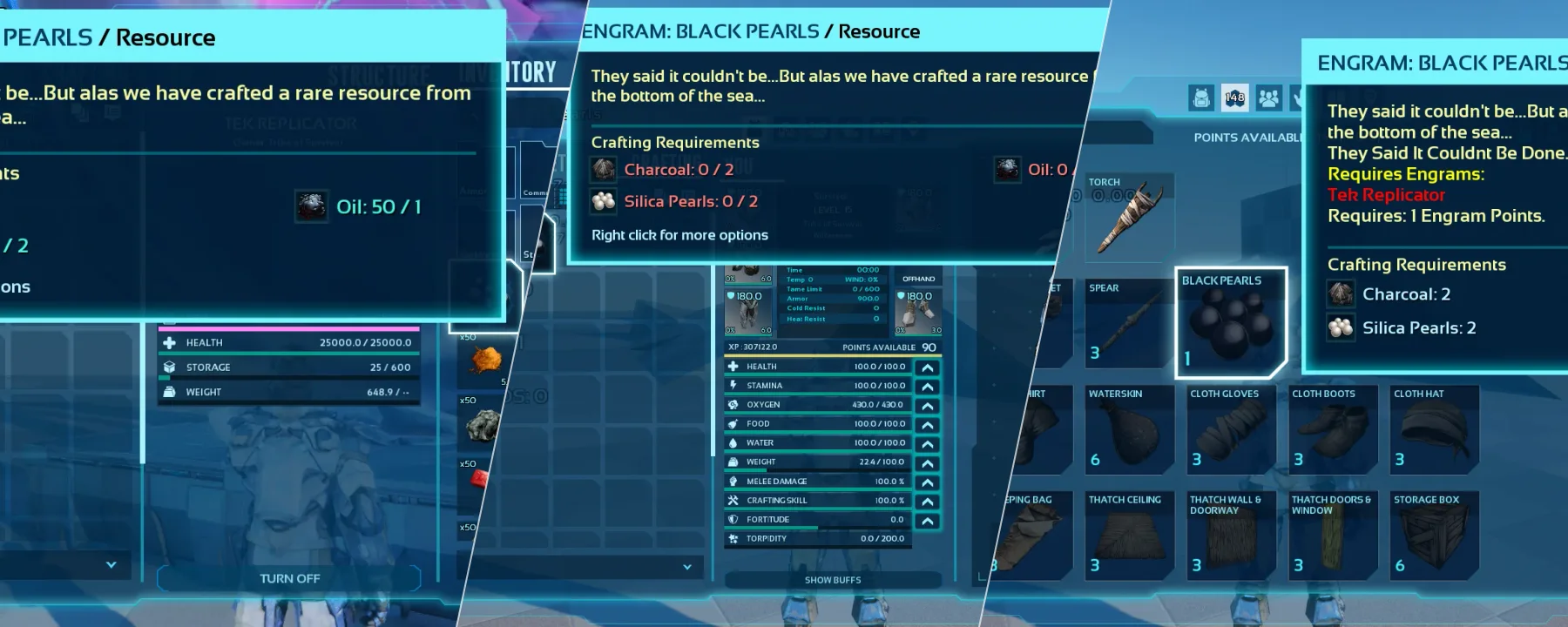 Craft Black Pearls — Craft Black Pearls screenshots 1–3