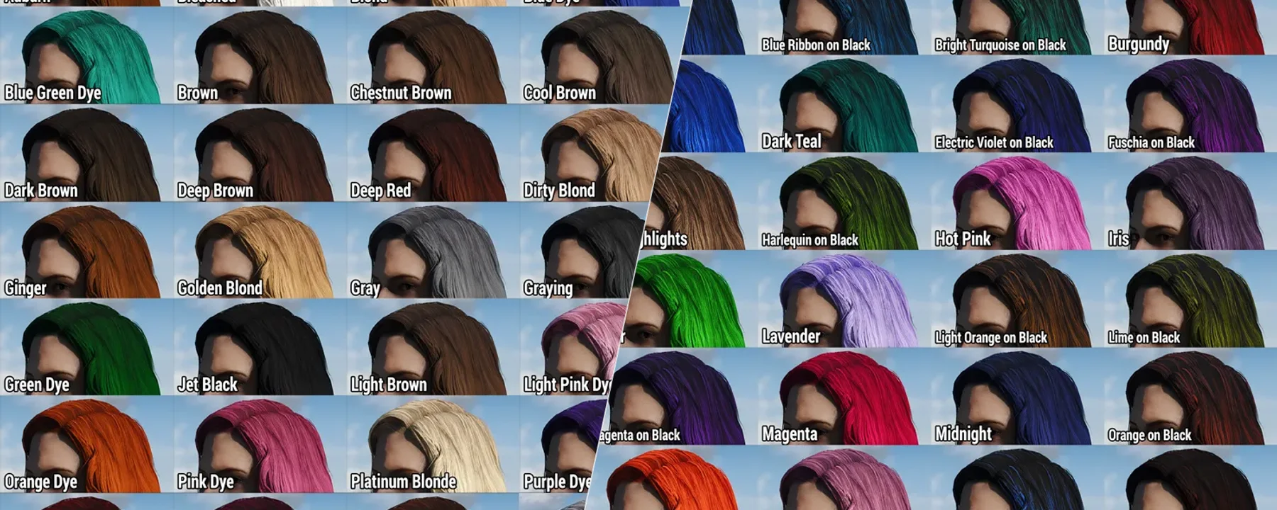 Hair Tones Redux - A Hair Color Overhaul — Hair Tones Redux - A Hair Color Overhaul screenshots 1–2