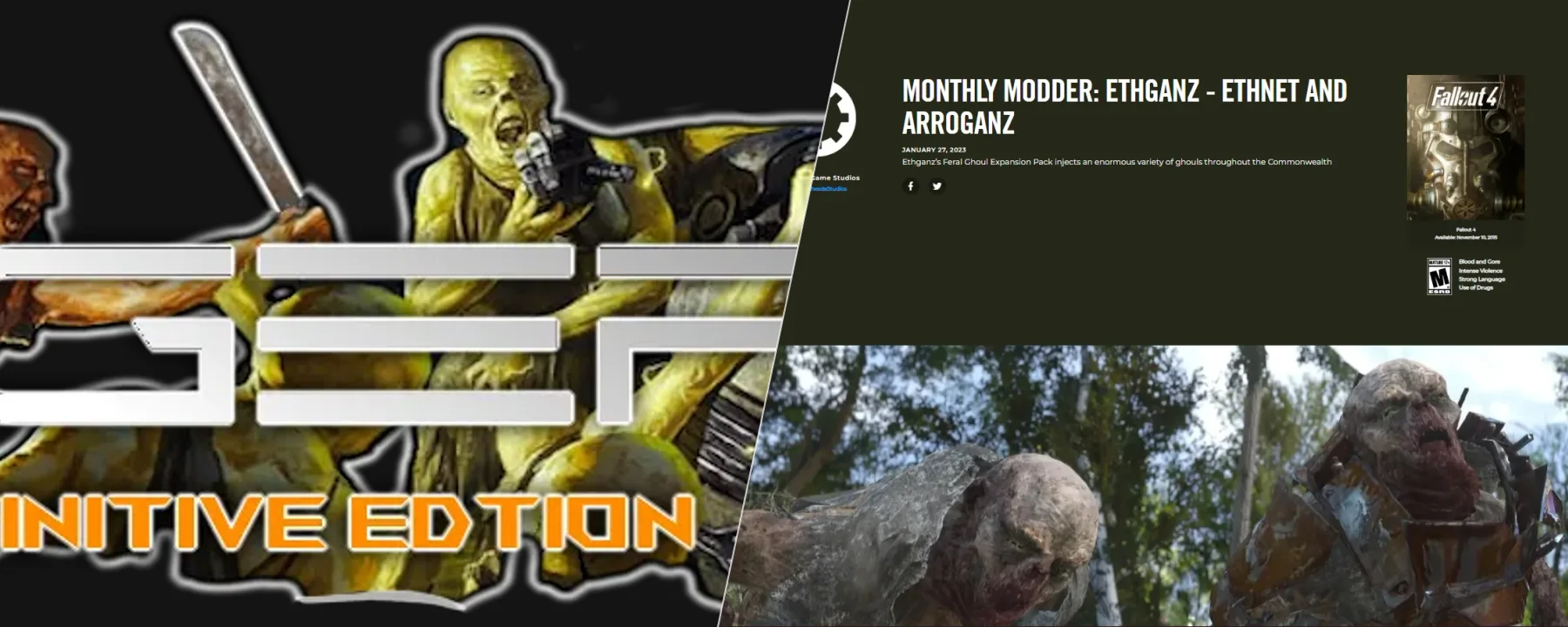 FGEP - Feral Ghouls Expansion Pack - The Definitive Edition — FGEP - Feral Ghouls Expansion Pack - The Definitive Edition screenshots 1–2