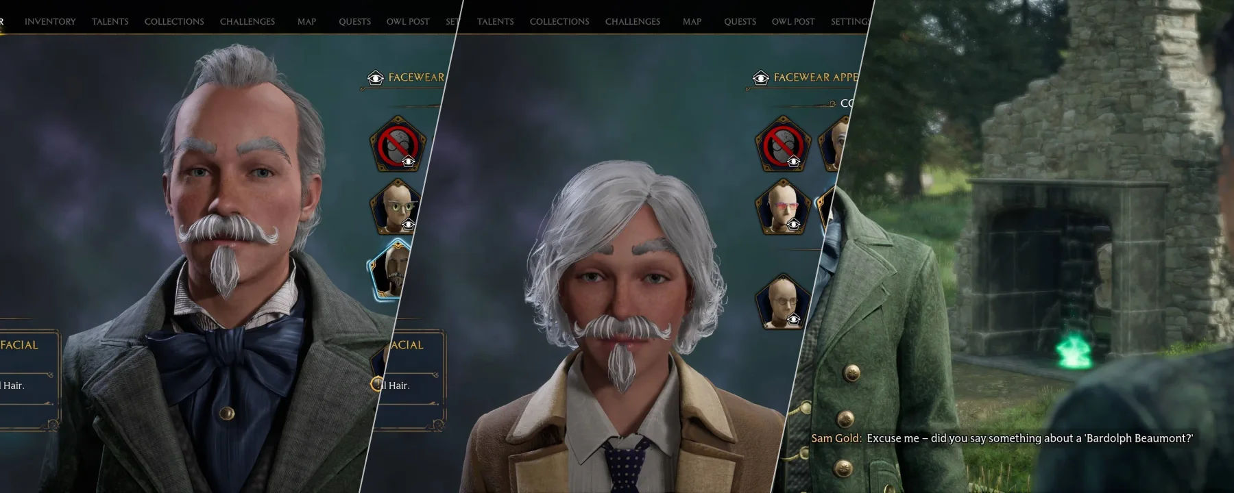 Nearly Headless Nick Facial Hair Gear Appearance — Nearly Headless Nick Facial Hair Gear Appearance screenshots 1–3