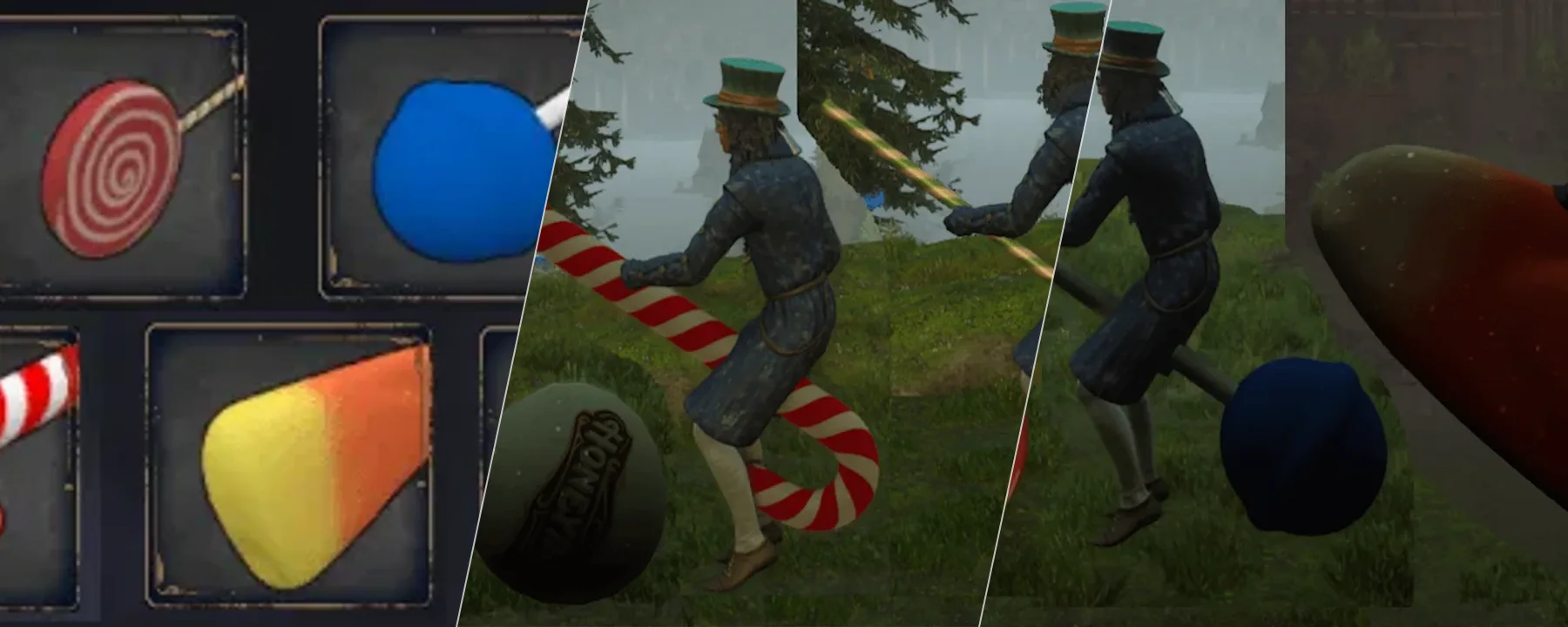 Five Candy Brooms — Five Candy Brooms screenshots 1–3