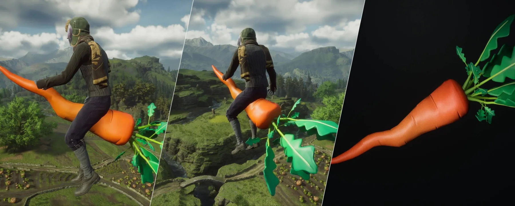 MH Carrot Broom — MH Carrot Broom screenshots 1–3