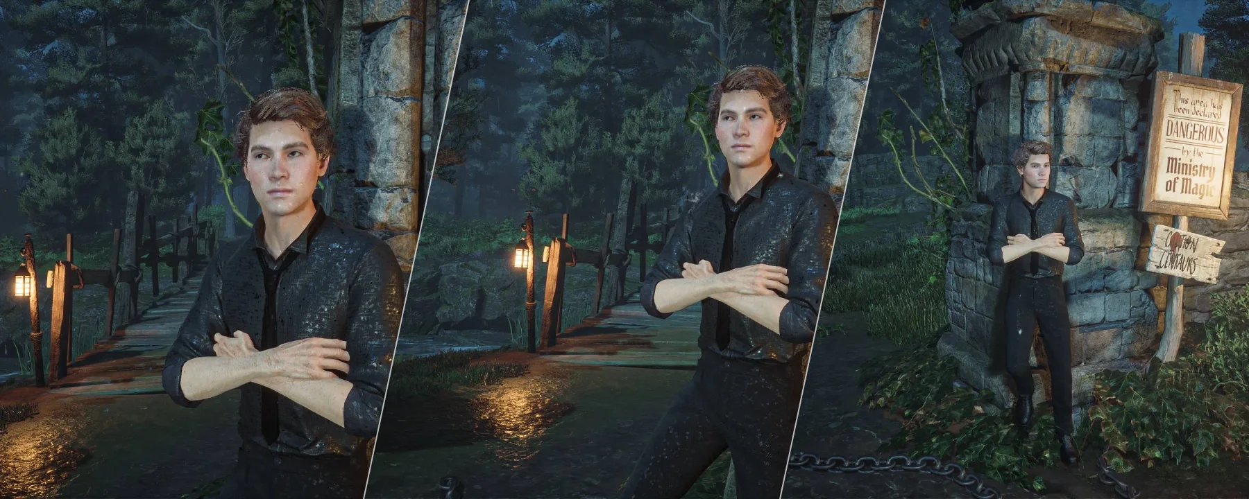Black Modern outfit for Sebastian — Black Modern outfit for Sebastian screenshots 1–3