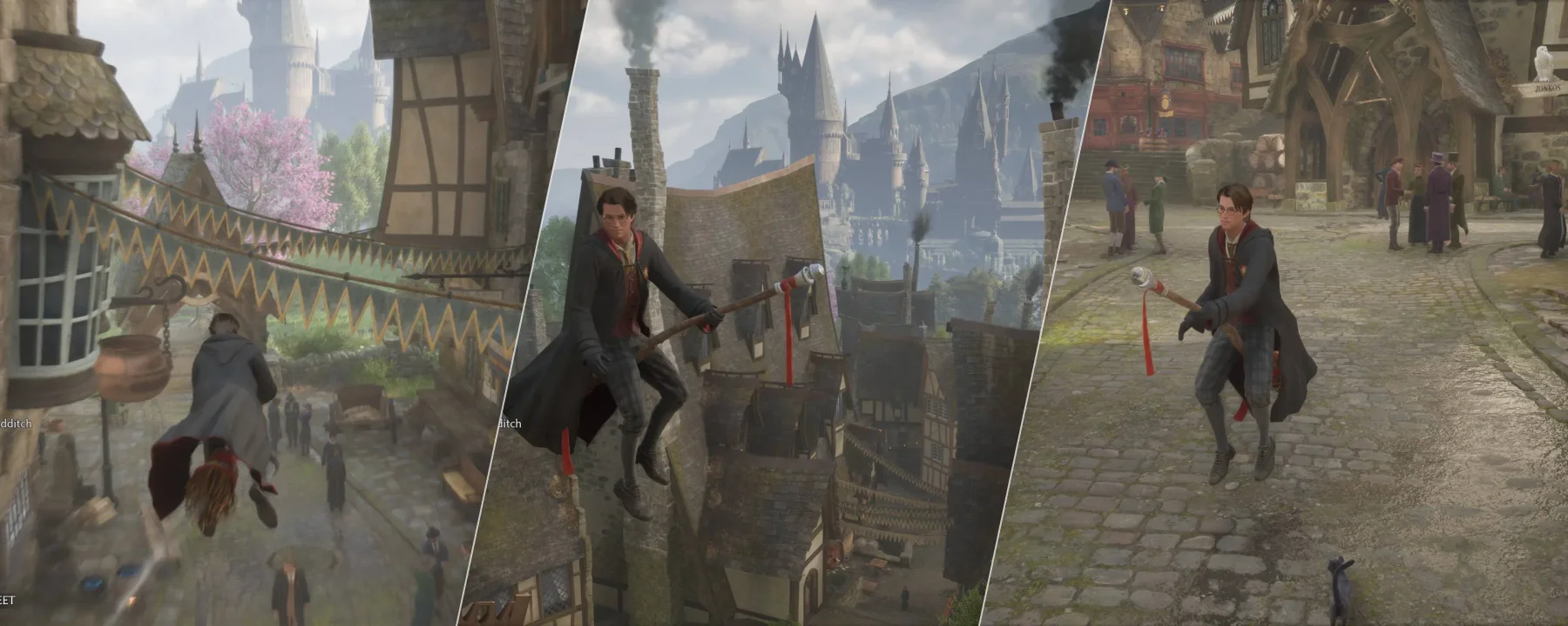 Fly In Hogsmeade — Fly In Hogsmeade screenshots 1–3