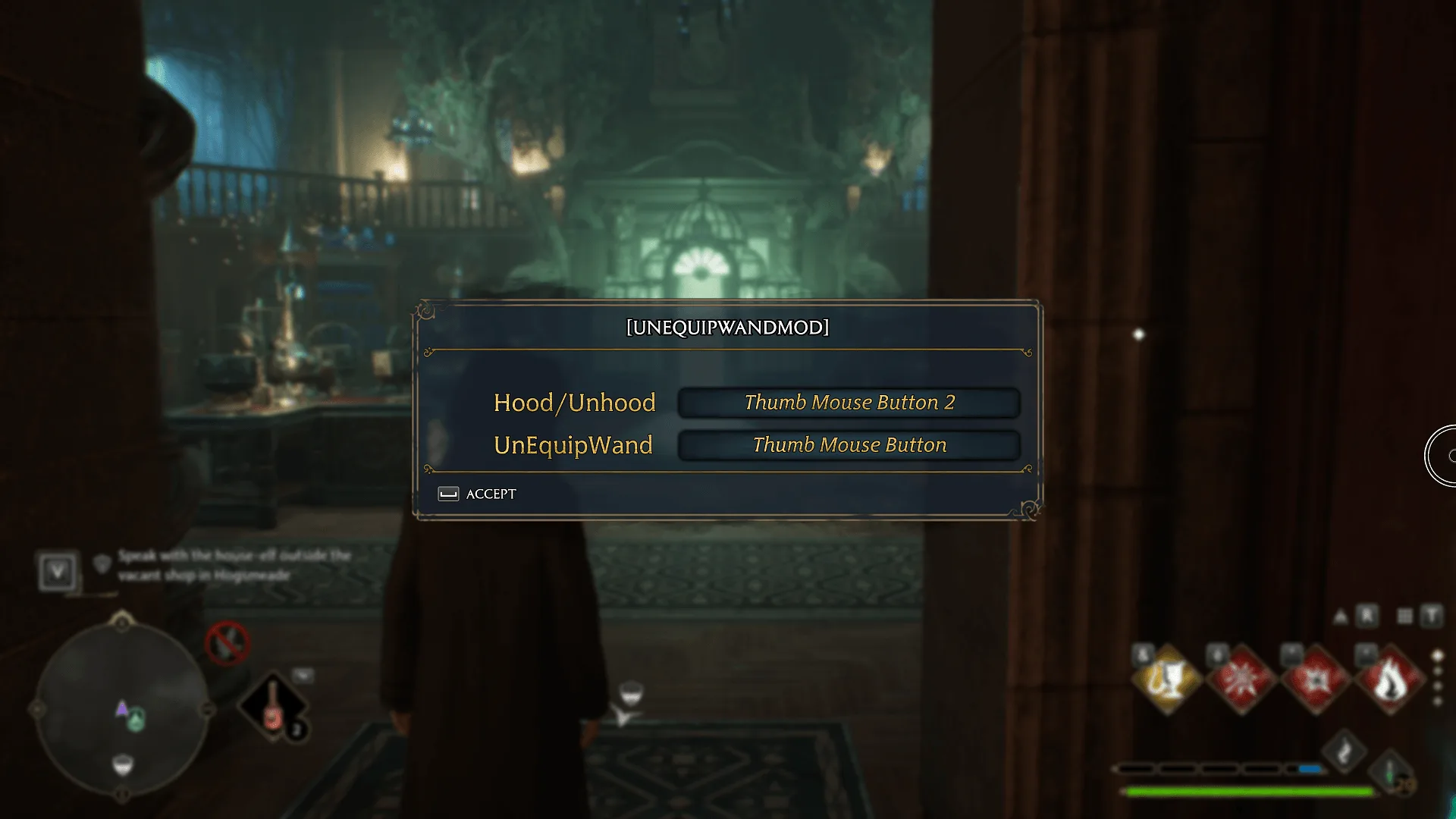 UnEquip Wand screenshot 1