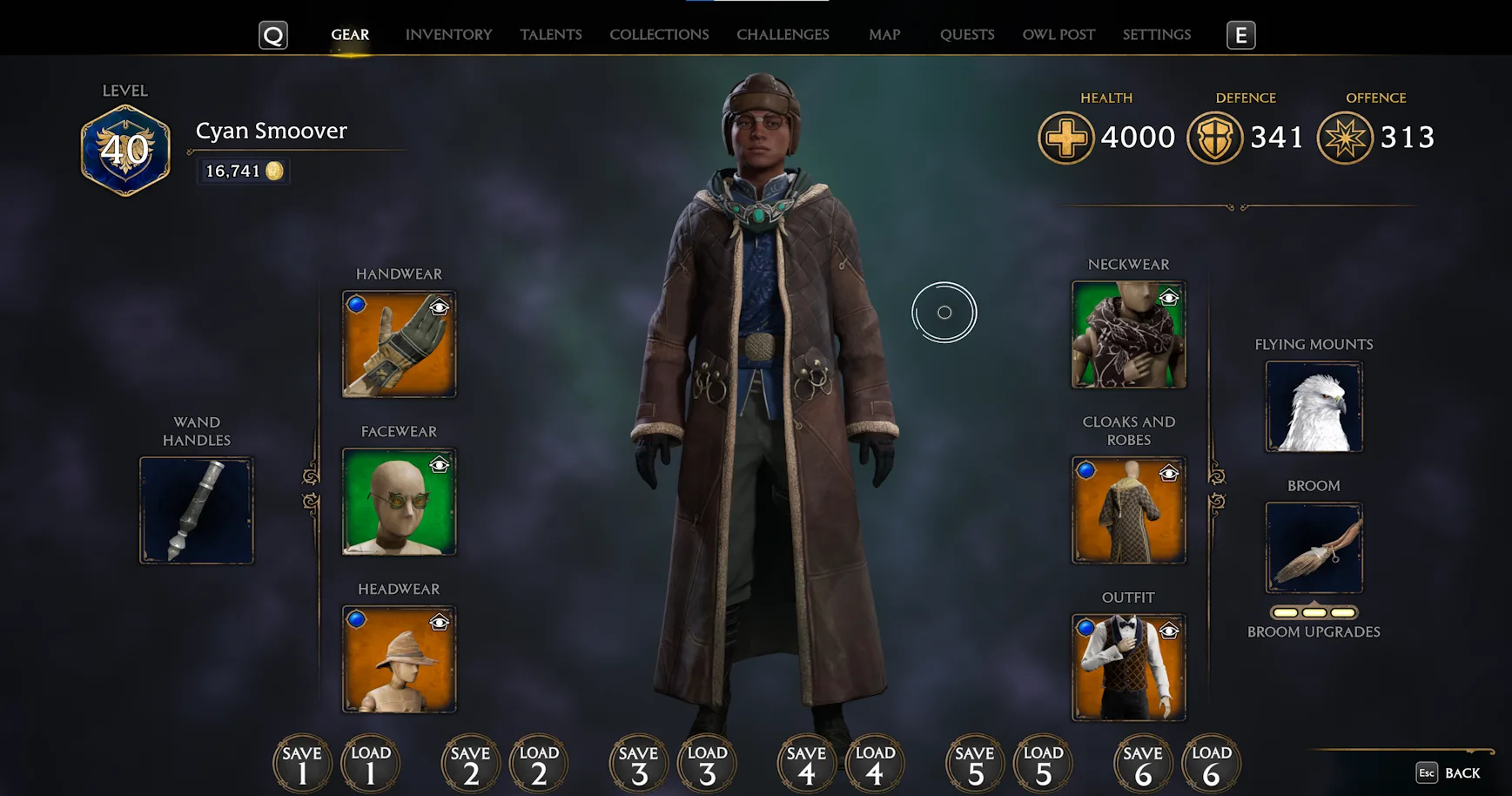 Saved Outfits — In-Game UI