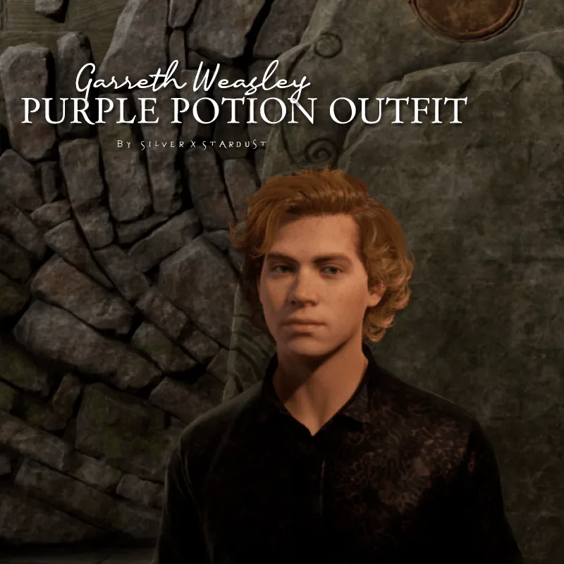 Garreth Purple Potion Outfit screenshot 1