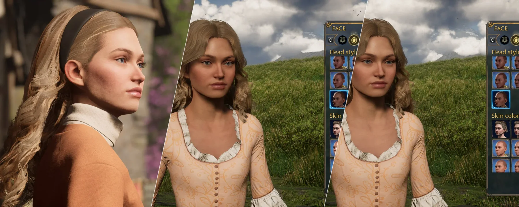 Face | Petra - Custom Head with 5 New Complexions — Face | Petra - Custom Head with 5 New Complexions screenshots 1–3