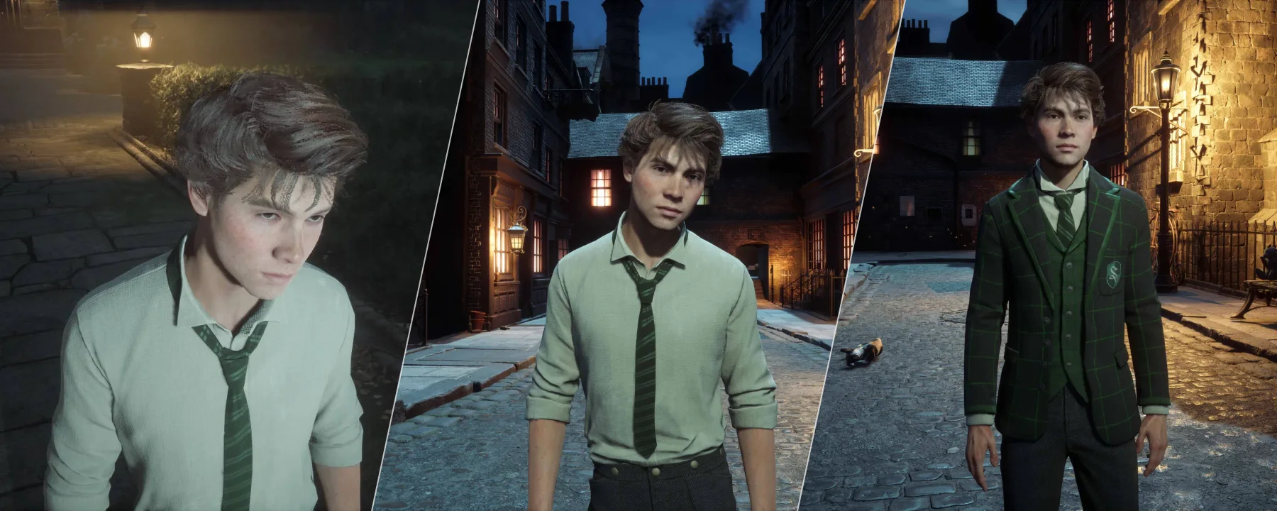 Sebastian Sallow Messy Hair + Uniforms (pack) — Sebastian Sallow Messy Hair + Uniforms (pack) screenshots 1–3