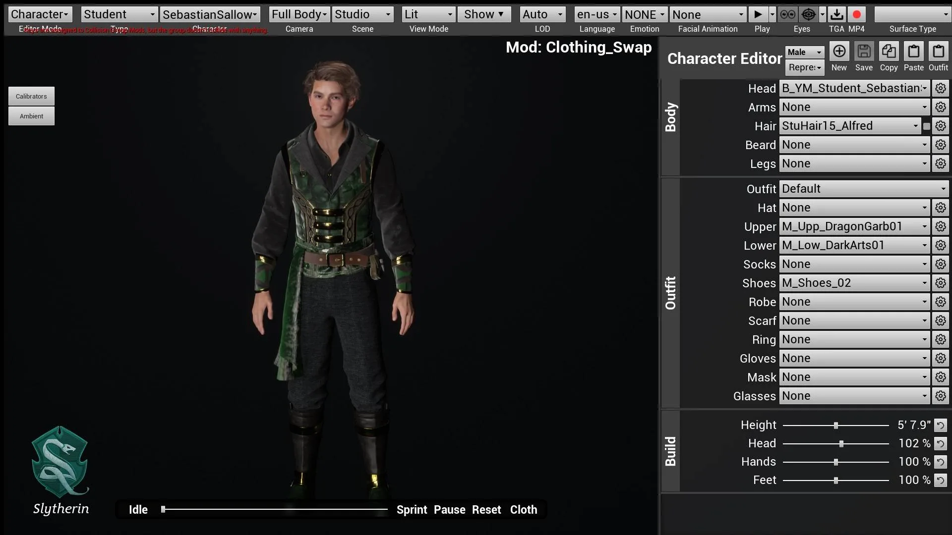 Sebastian Clothing Swap screenshot 1
