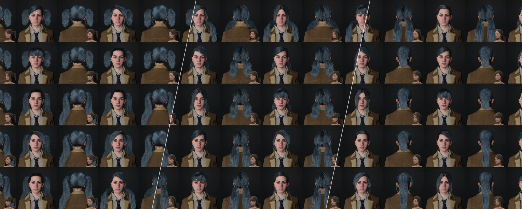 Jenya's Hairpack 01 — Jenya's Hairpack 01 screenshots 1–3