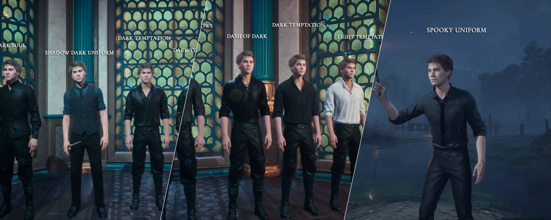 Dashing Dark Outfits for Male — Dashing Dark Outfits for Male screenshots 1–3