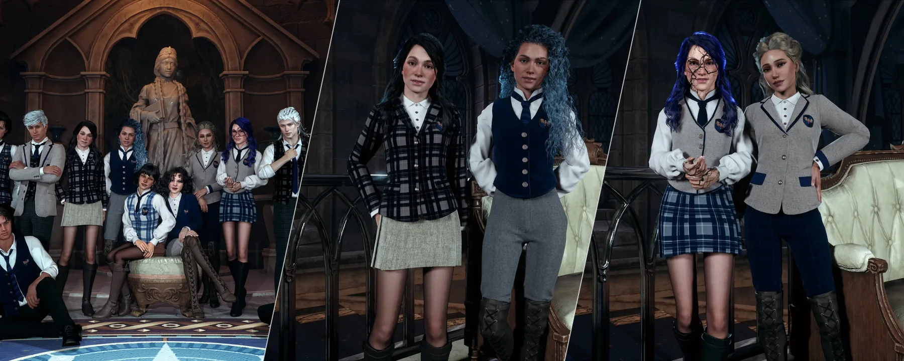 Stylish Ravenclaw Uniforms — Stylish Ravenclaw Uniforms screenshots 1–3