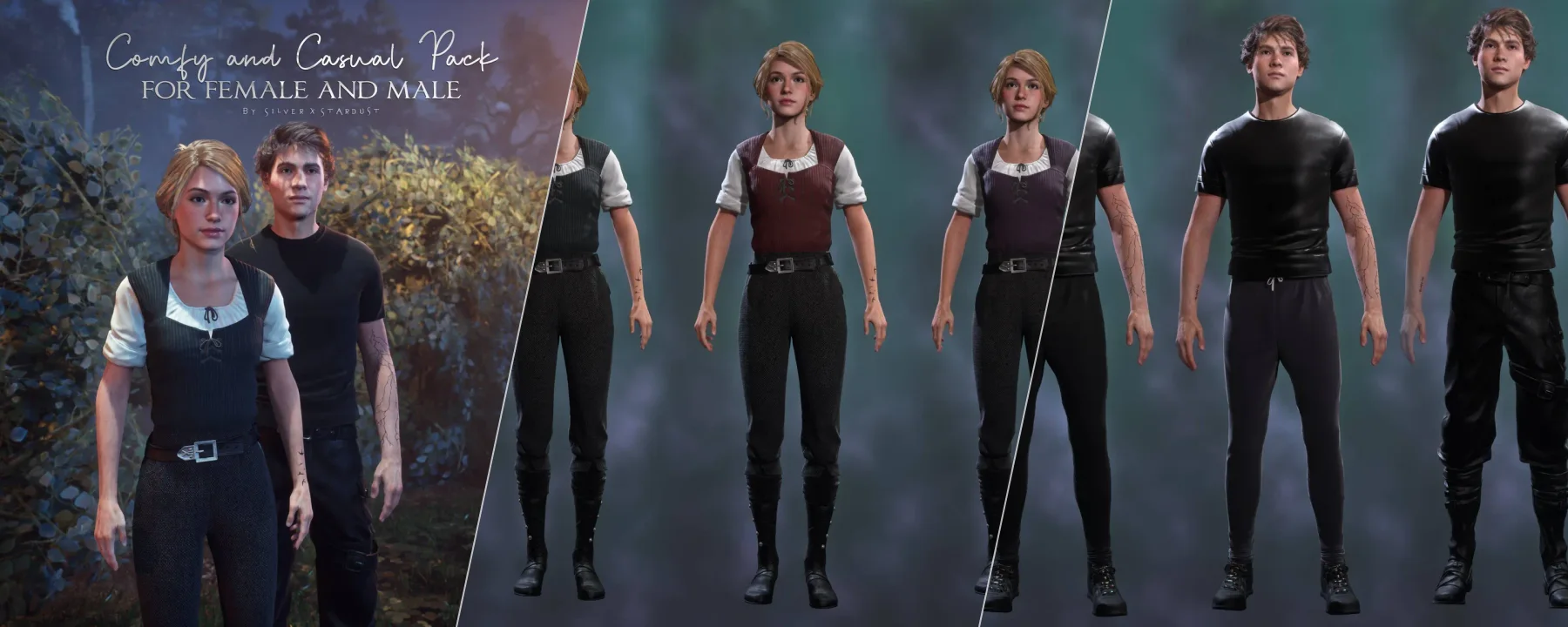 Comfy & Casual outfits for female and male — Comfy & Casual outfits for female and male screenshots 1–3
