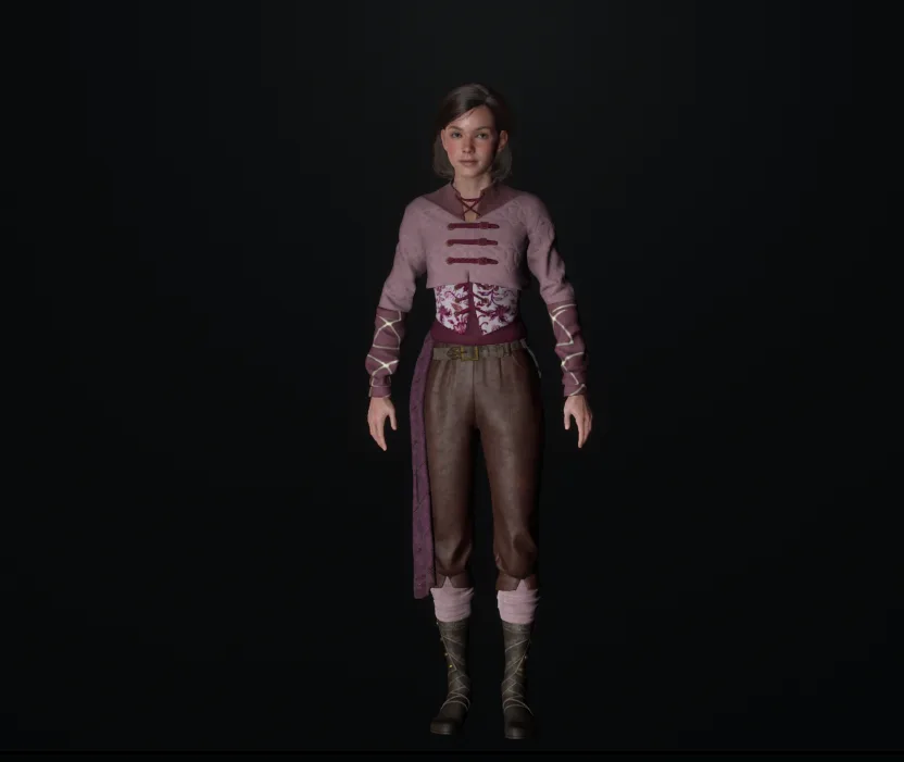 Poppy Out-of-Uniform — Full-Body