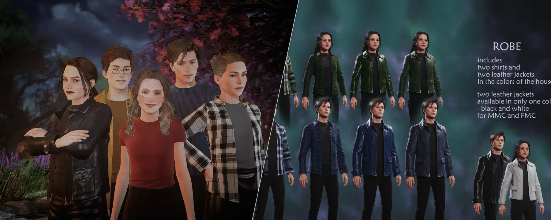 leather and textile regular outfits for MC — leather and textile regular outfits for MC screenshots 1–2