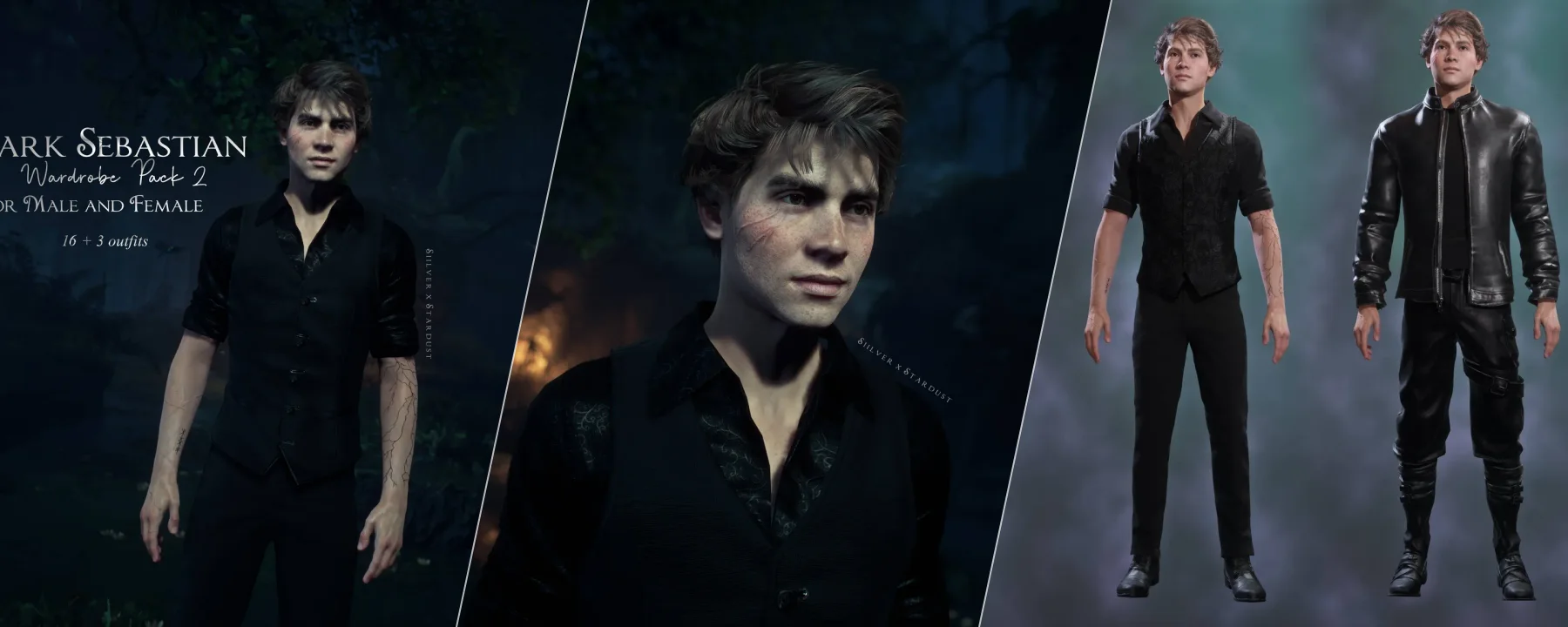 Dark Seb Wardrobe Pack 2 for MMC and FMC — Dark Seb Wardrobe Pack 2 for MMC and FMC screenshots 1–3