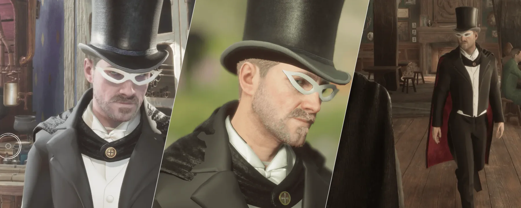 Masked Tuxedo Outfit for Male MC — Masked Tuxedo Outfit for Male MC screenshots 1–3