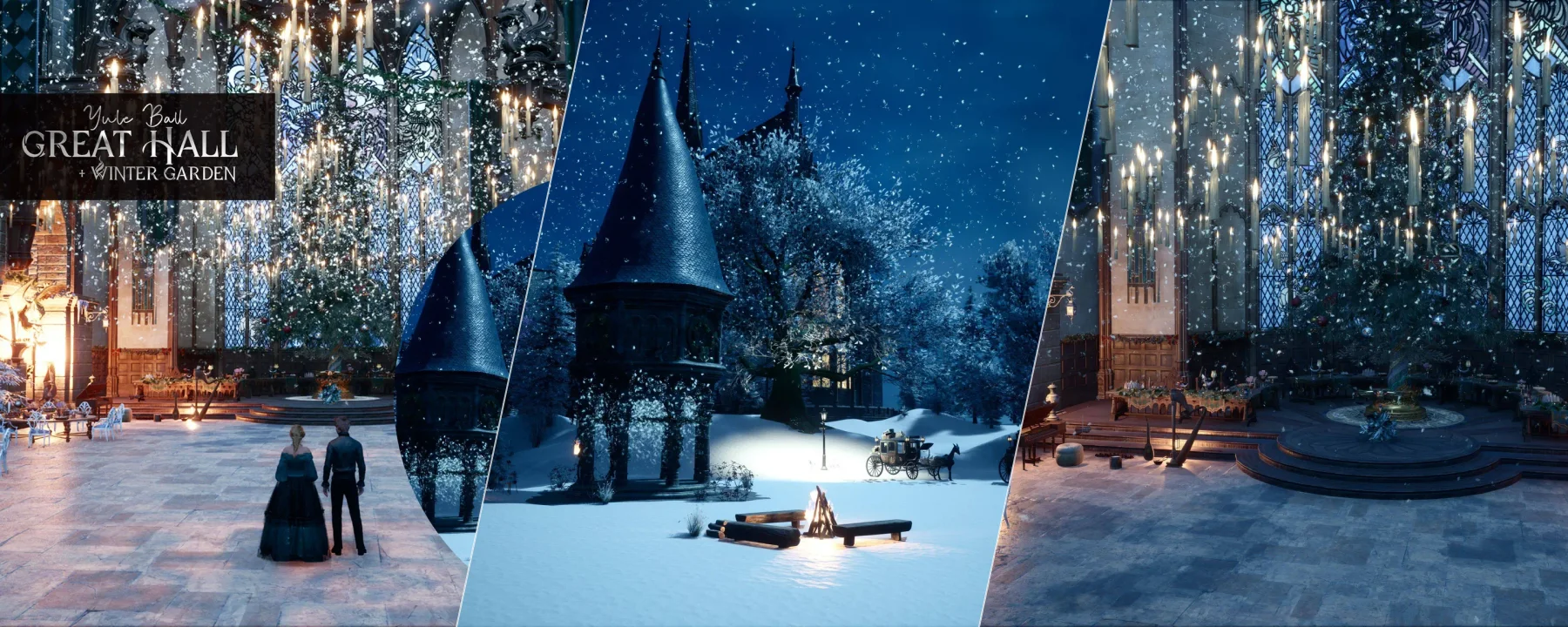 Yule Ball Great Hall + Winter Garden — Yule Ball Great Hall + Winter Garden screenshots 1–3