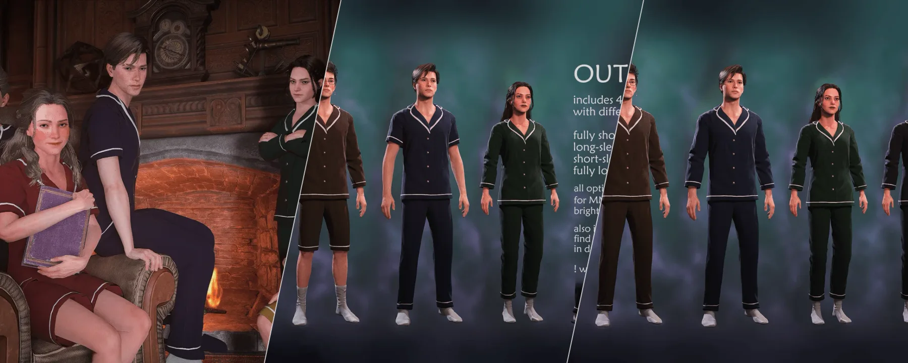 pajamas for MC — pajamas for MC screenshots 1–3