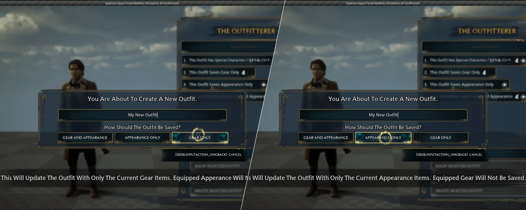The Outfitterer — The Outfitterer screenshots 1–2