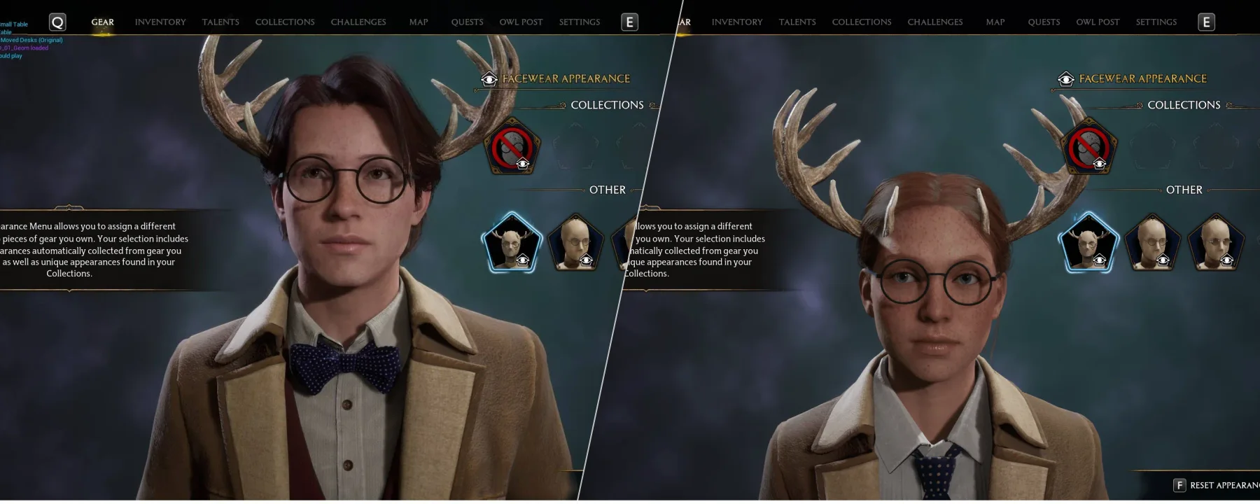 Deer Antlers Gear Appearance Mod — Deer Antlers Gear Appearance Mod screenshots 1–2