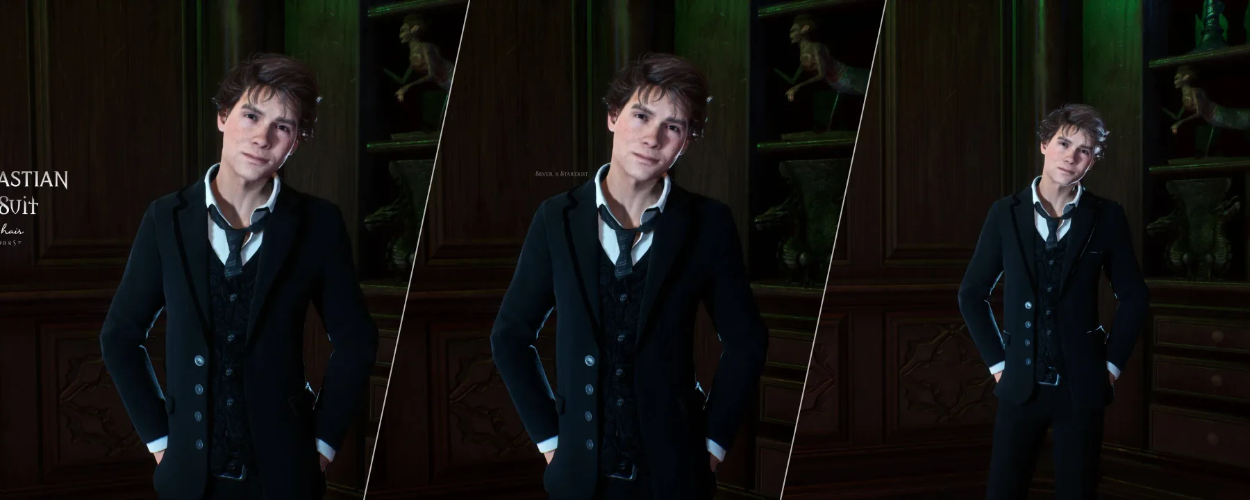 Dark Sebastian Black Suit Outfit — Dark Sebastian Black Suit Outfit screenshots 1–3