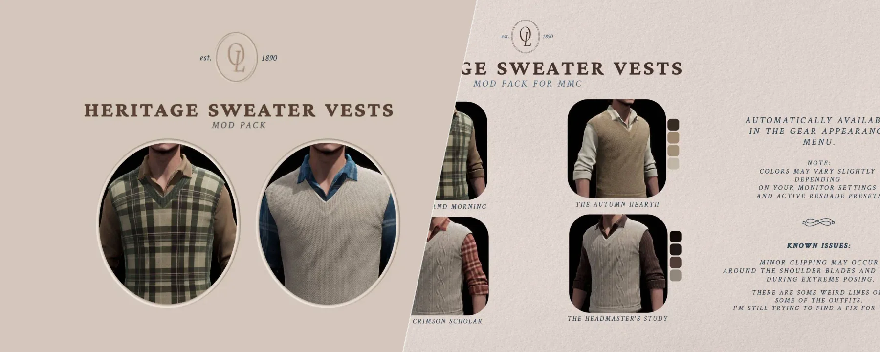Heritage Vest Collection For MMC — Heritage Vest Collection For MMC screenshots 1–2