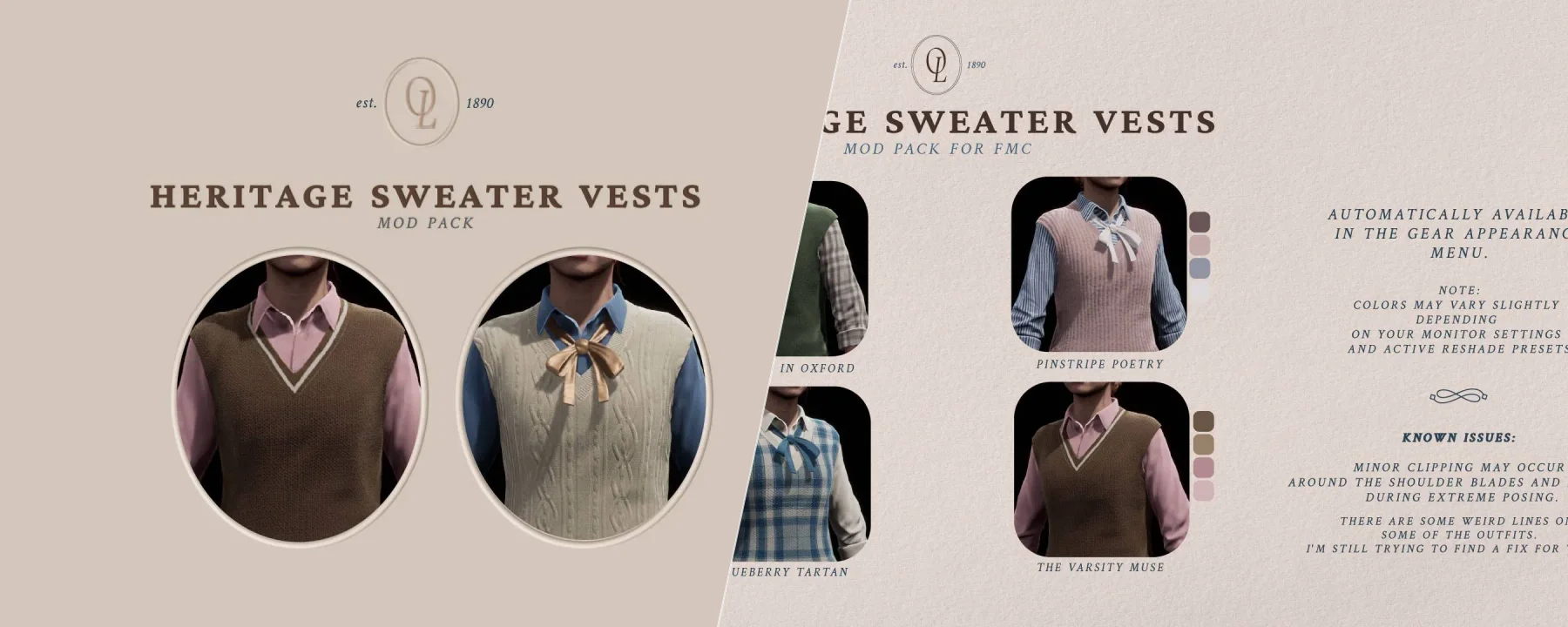 Heritage Vest Collection For FMC — Heritage Vest Collection For FMC screenshots 1–2