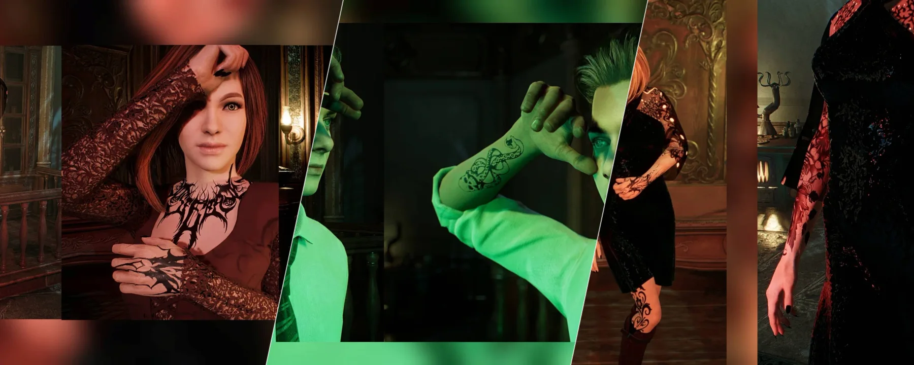 Seraphina's Tattoo Studio (test version) — Seraphina's Tattoo Studio (test version) screenshots 1–3