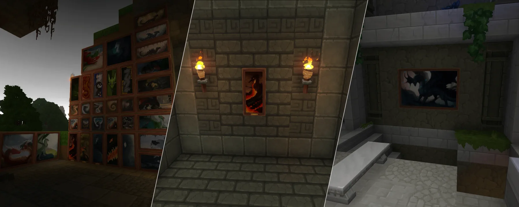 Aures Paintings with Dragons — Aures Paintings with Dragons screenshots 1–3