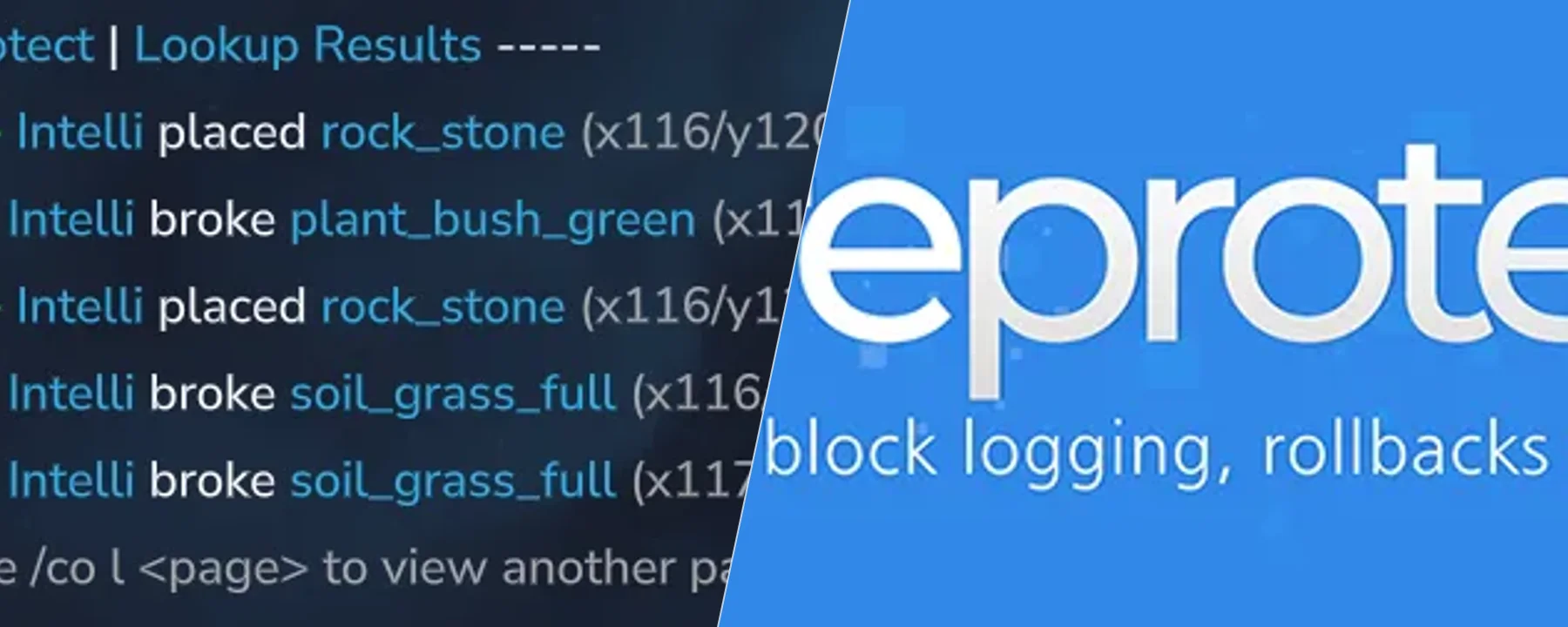 CoreProtect — CoreProtect screenshots 1–2