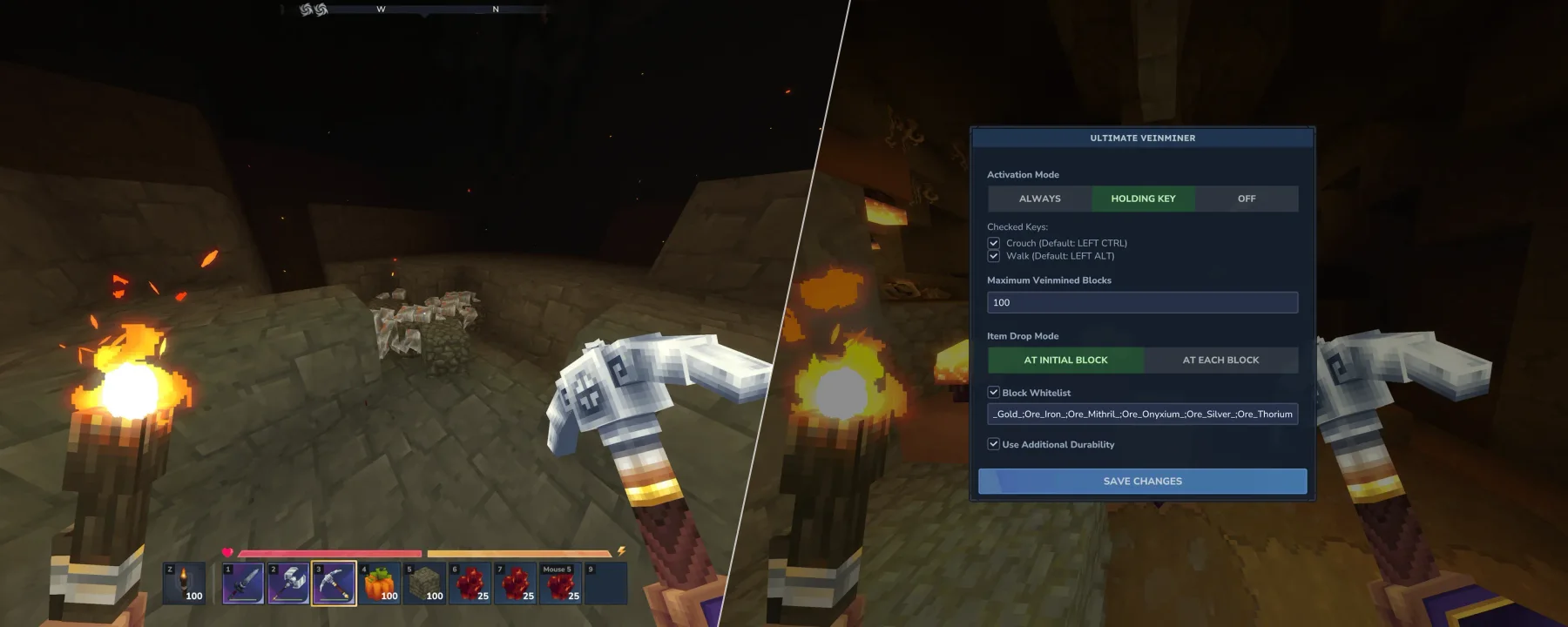 Ultimate Veinminer — Ultimate Veinminer screenshots 1–2