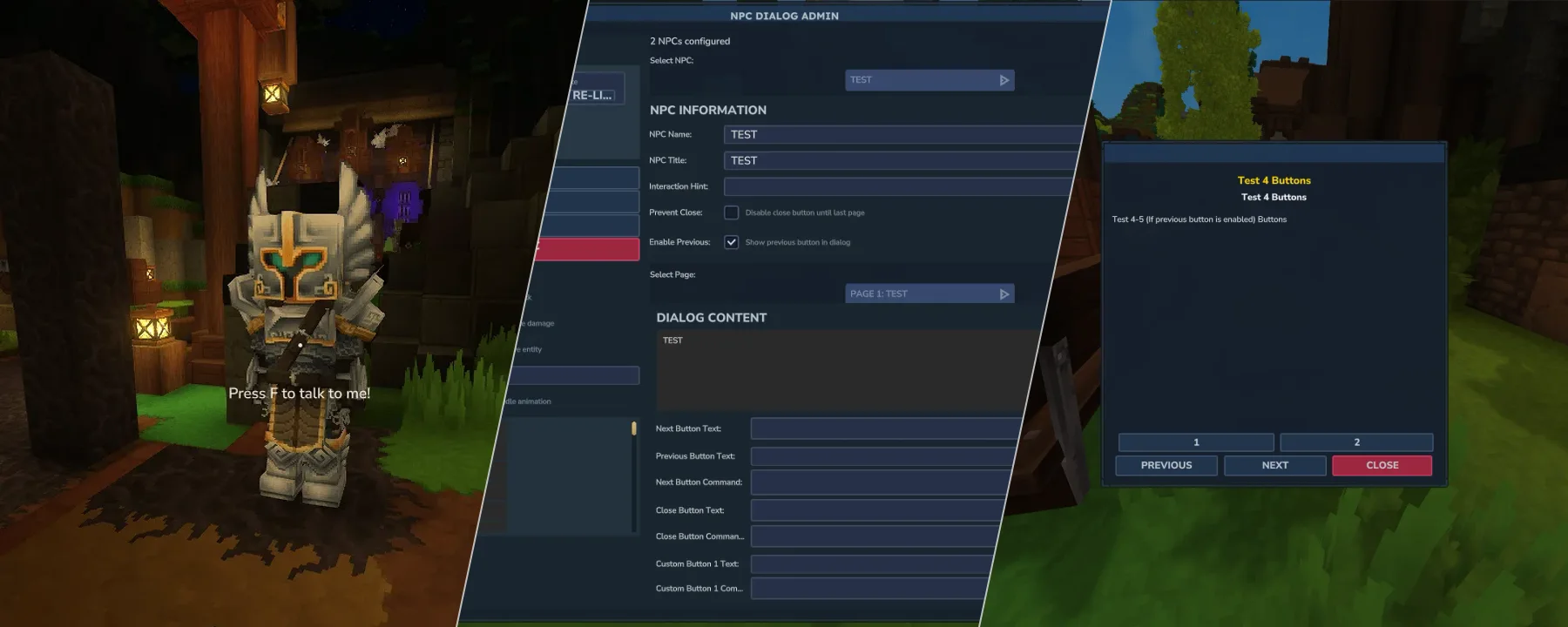 NPC Dialog — NPC Dialog screenshots 1–3