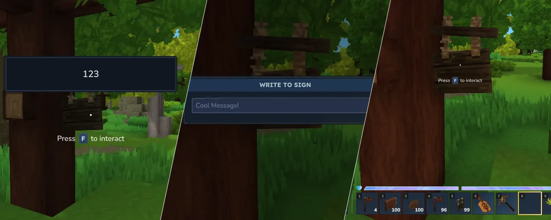 TextSigns — TextSigns screenshots 1–3