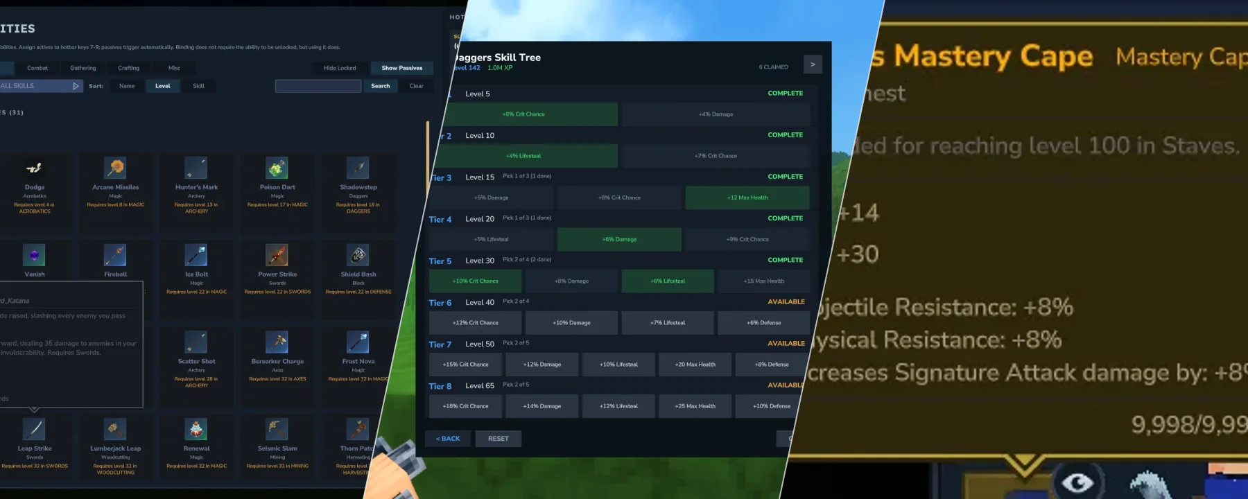 MMO Skill Tree & Abilities — MMO Skill Tree & Abilities screenshots 1–3