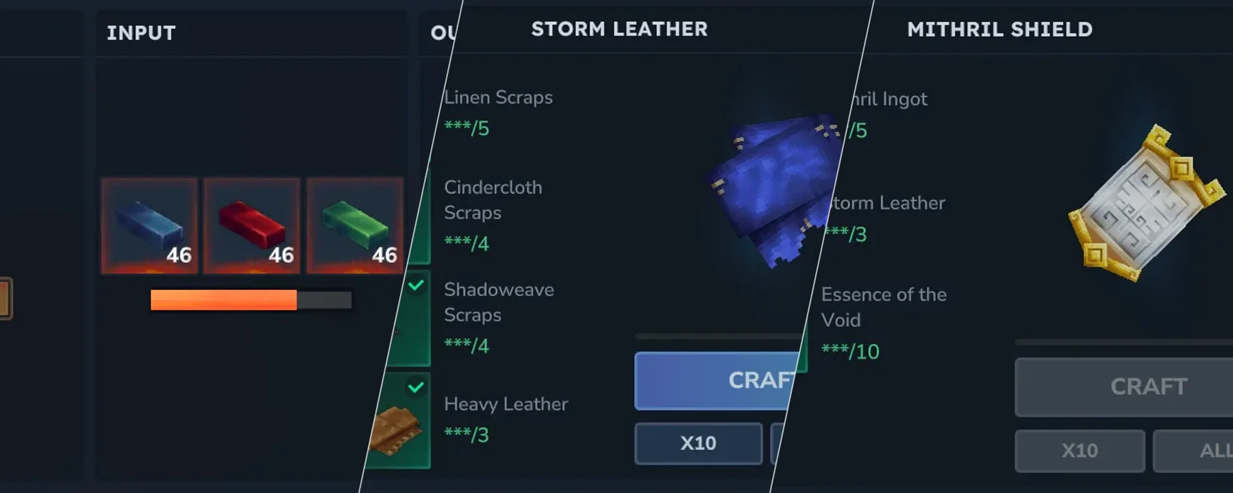 Craftable Mithril — Craftable Mithril screenshots 1–3