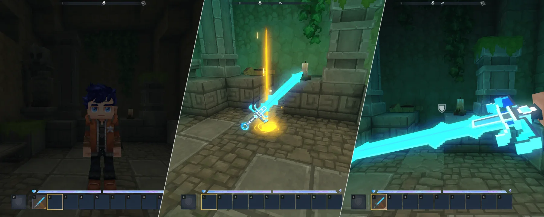 Hayato's Crystal Sword — Hayato's Crystal Sword screenshots 1–3