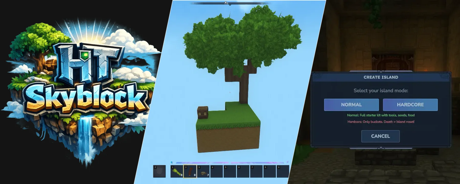 HTSkyblock — HTSkyblock screenshots 1–3