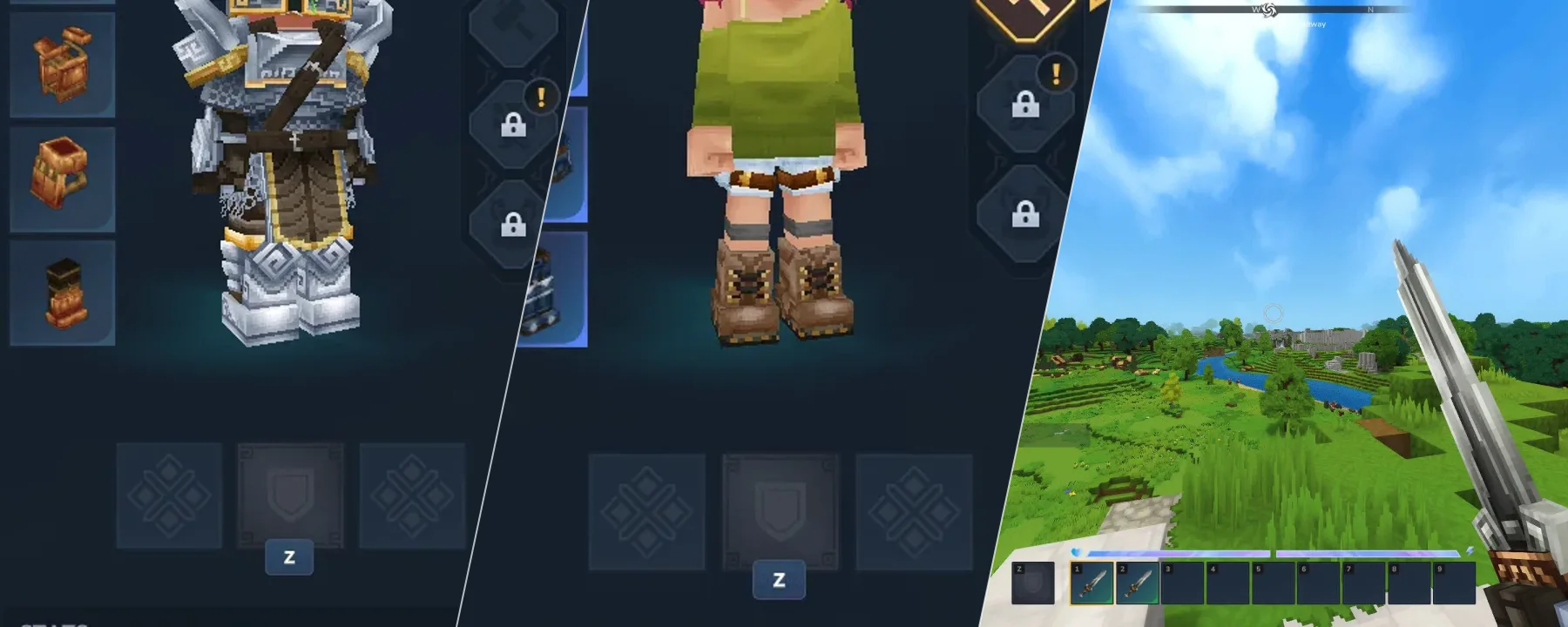 Transmog and Hide Armor — Transmog and Hide Armor screenshots 1–3
