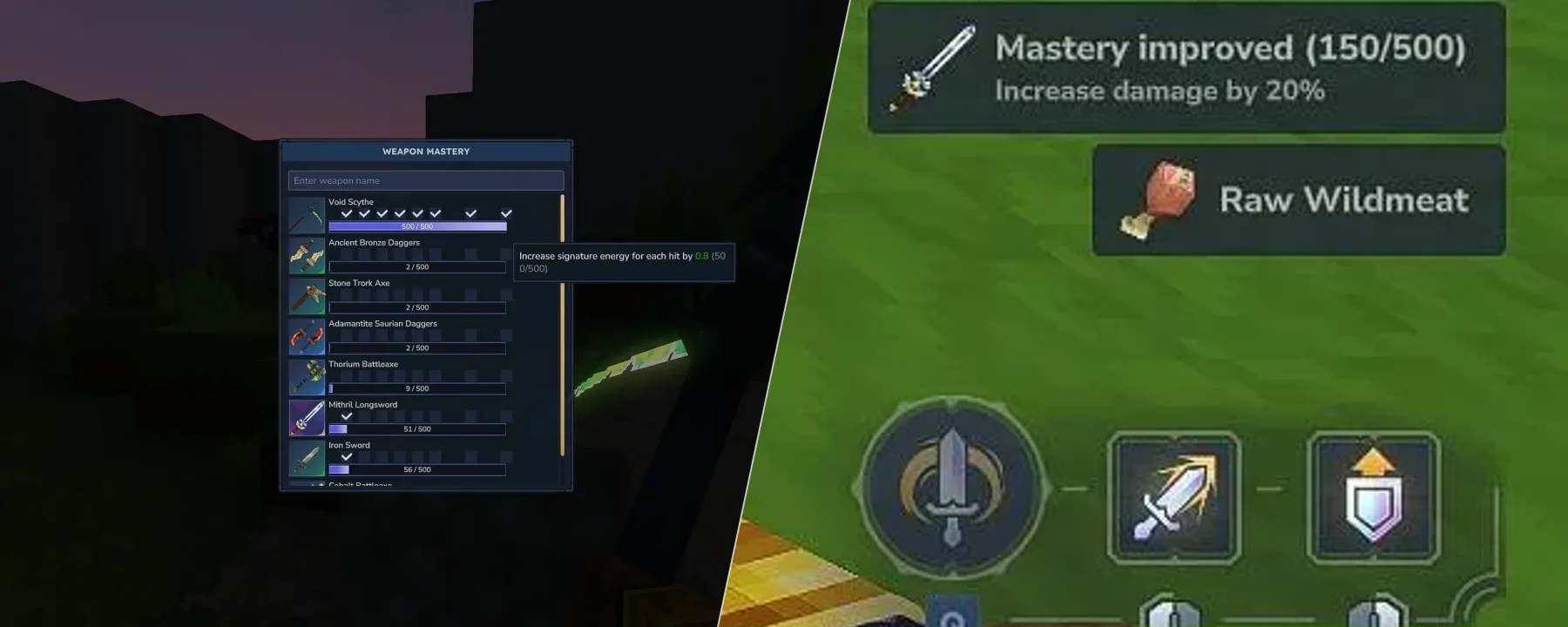 Weapon Mastery — Weapon Mastery screenshots 1–2